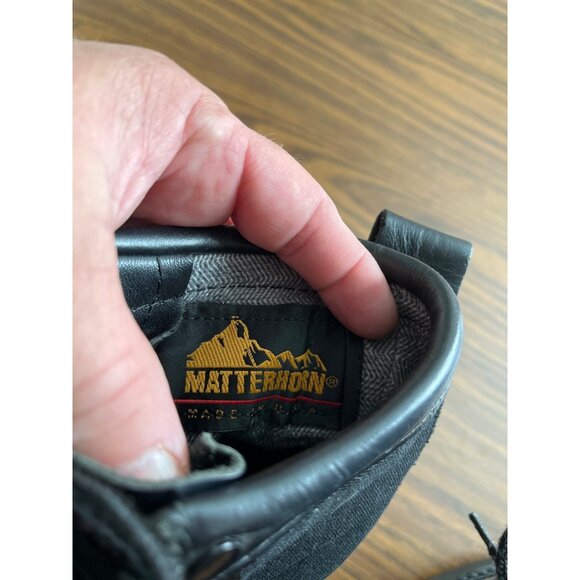 Matterhorn black lace up combat boots size 5.5 - Picture 9 of 9